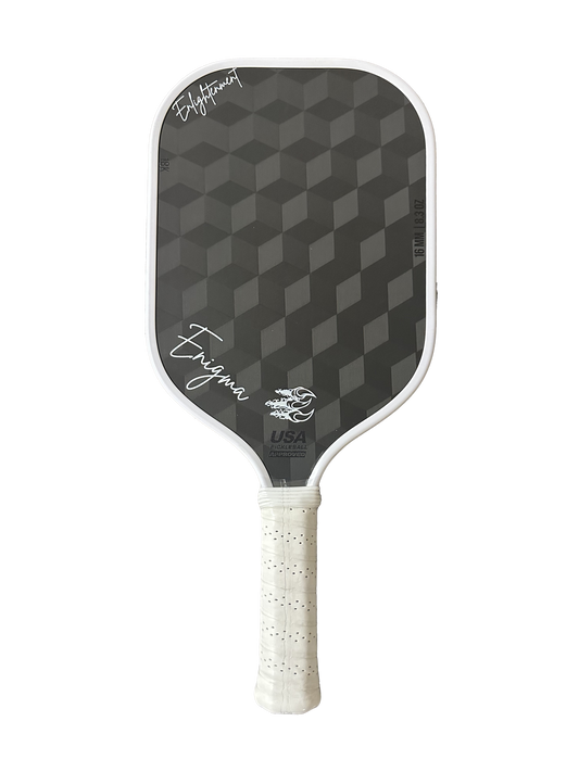 Enlightenment | 3D18K Raw Carbon Fiber Pickleball Paddle | Enigma