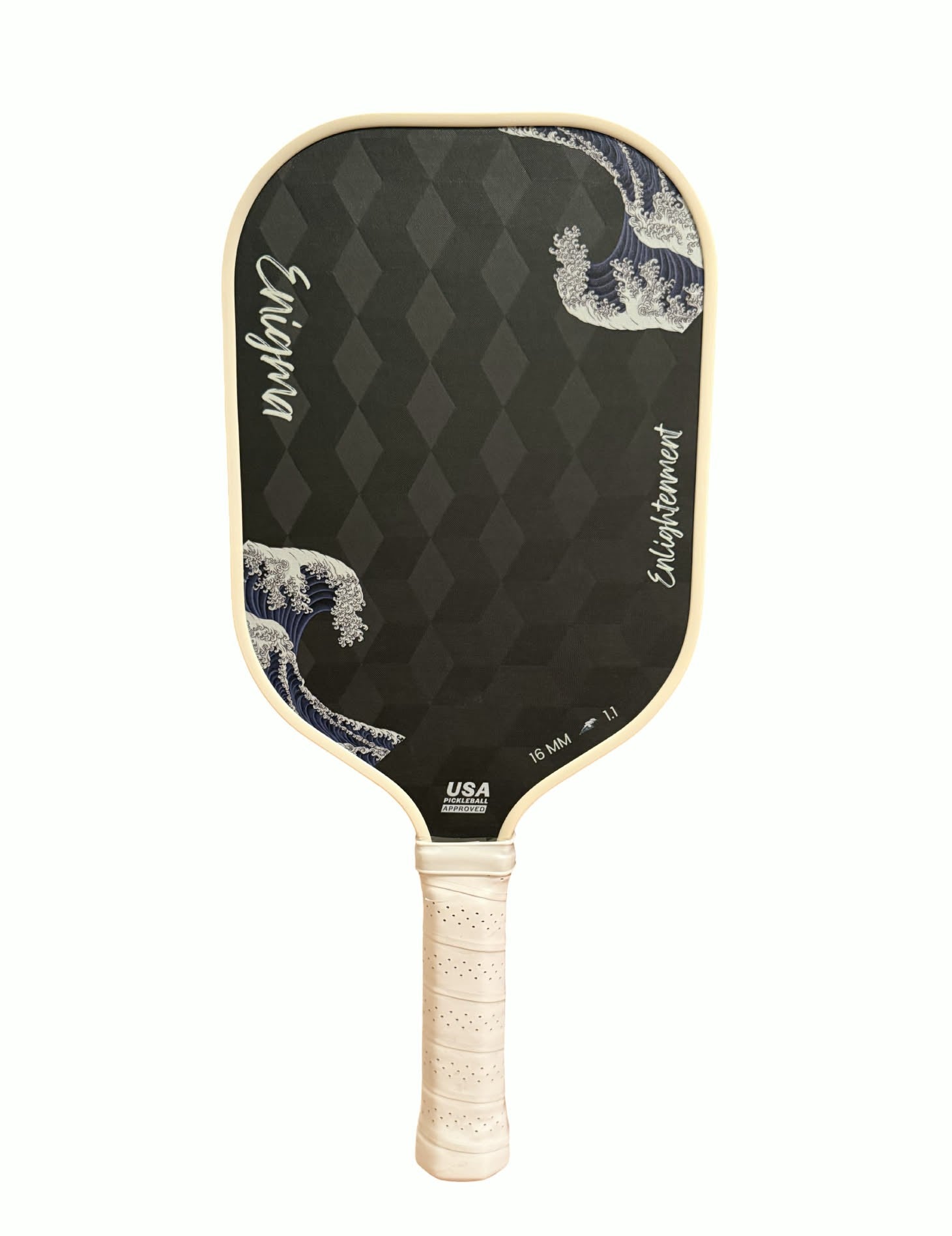 フライパワー ENIGMA 900 V2 Enlightenment | 3D18K Raw Carbon Fiber Pickleball Paddle | Enigma