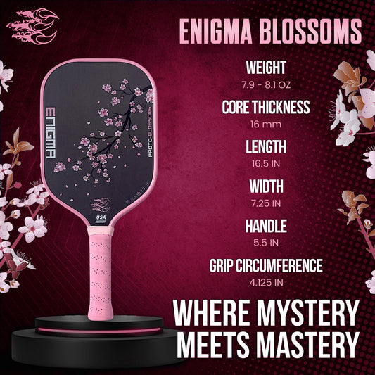 Cherry Blossom Pink Pickleball Paddle Stats